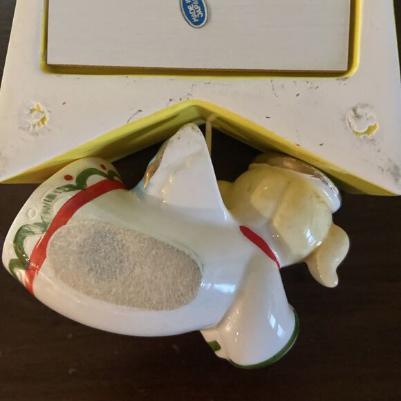 Christmas Music Pull Angel Star Wall Decor Hark The Harold Angels Sing 1984 Vtg - Picture 7 of 9